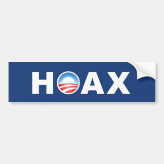 Obama HOAX Bumper Sticker