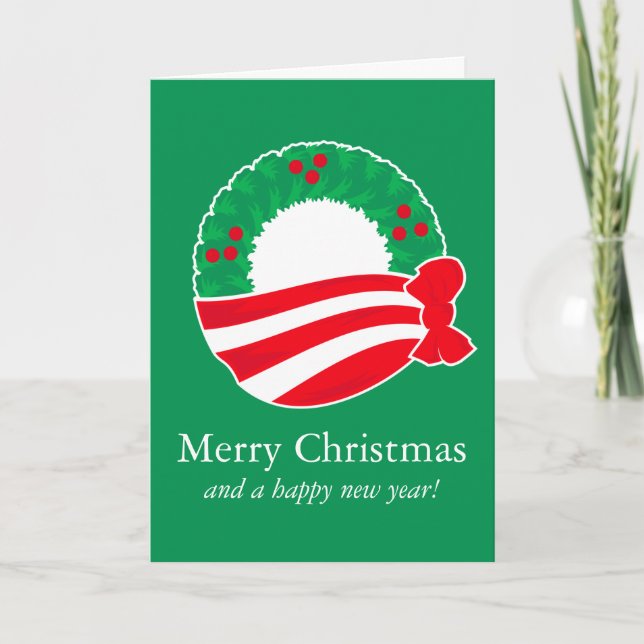 Obama Holiday Wreath (Front)