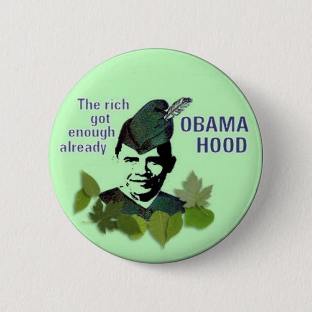 Obama Hood Button (Front)