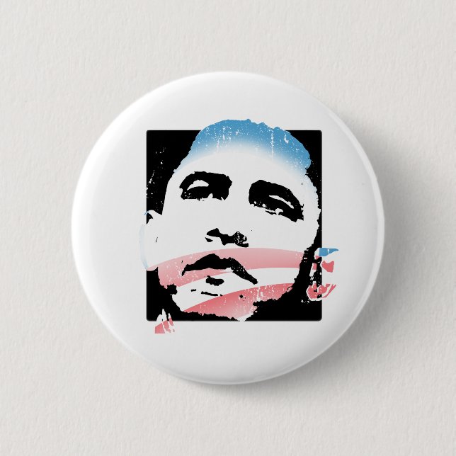 OBAMA: HOPE 2 INCH ROUND BUTTON (Front)