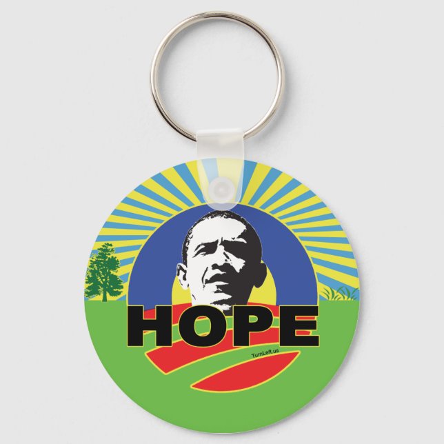 OBAMA HOPE KEYCHAIN (Front)