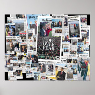 Obama: Hope Over Fear poster