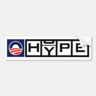 Obama HYPE Bumper Sticker