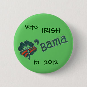 O'bama in 2012 Button