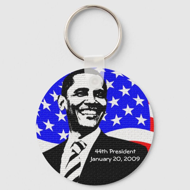 Obama Inauguration 2009 Commerative Keychain (Front)