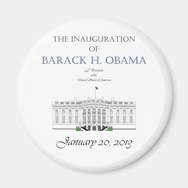 Obama Inauguration 2013 Magnet (Front)