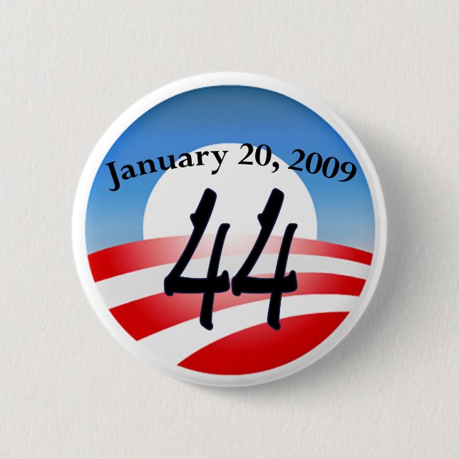 Obama Inauguration 2 Inch Round Button (Front)