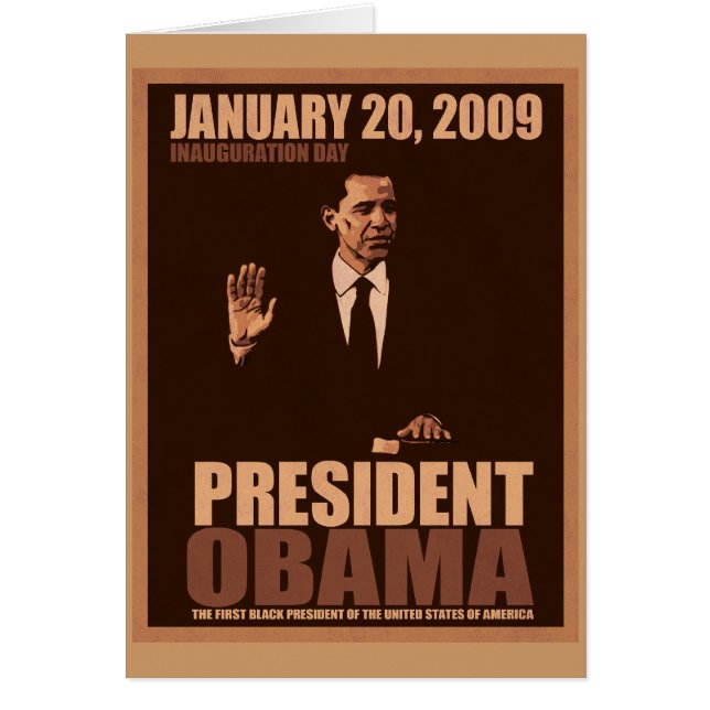 Obama Inauguration Card (Front)