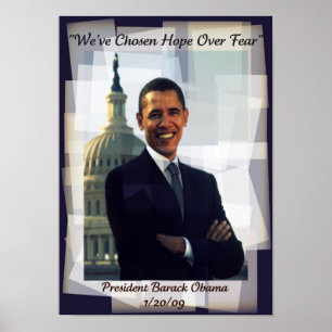 Obama Inauguration Day 2009 Commerative Poster