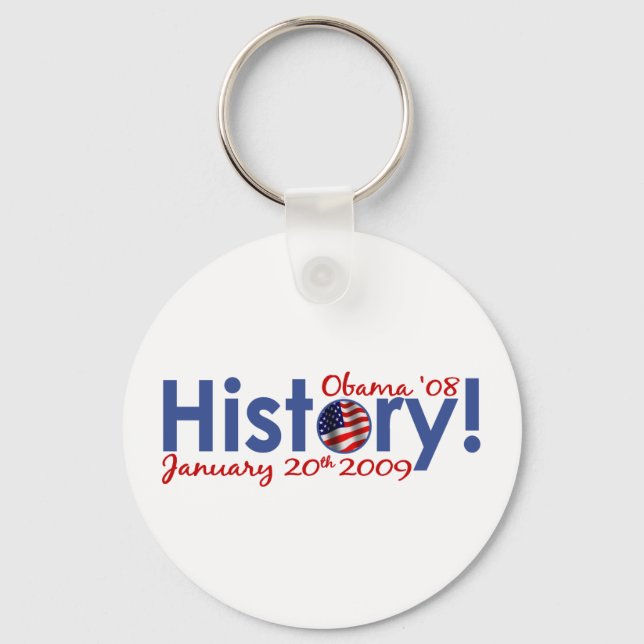 Obama Inauguration Day Keychain (Front)