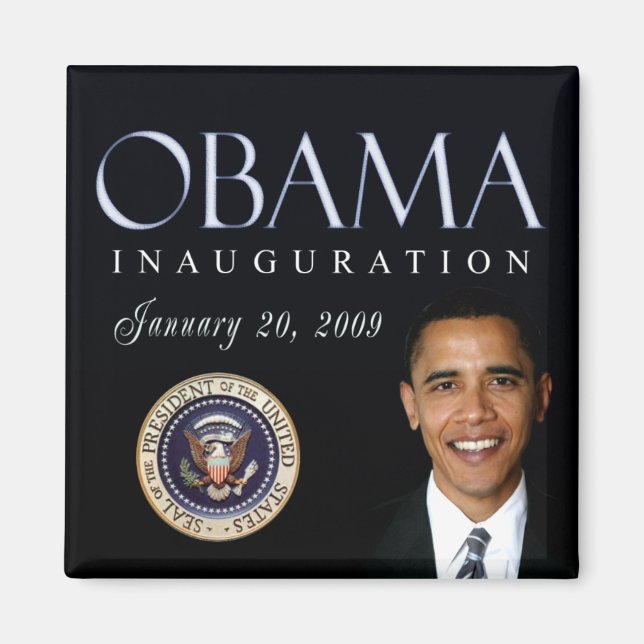 Obama Inauguration Day Magnet (Front)