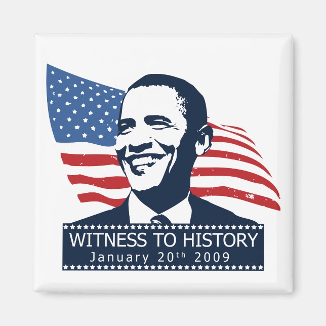 Obama Inauguration Magnet (Front)