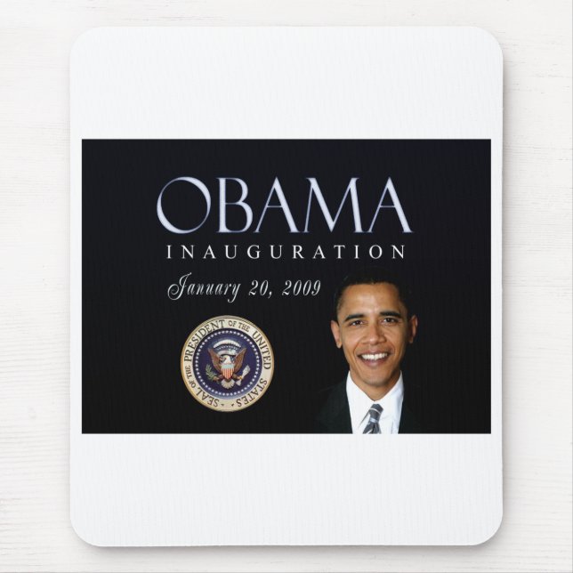 Obama inauguration mouse pad (Front)