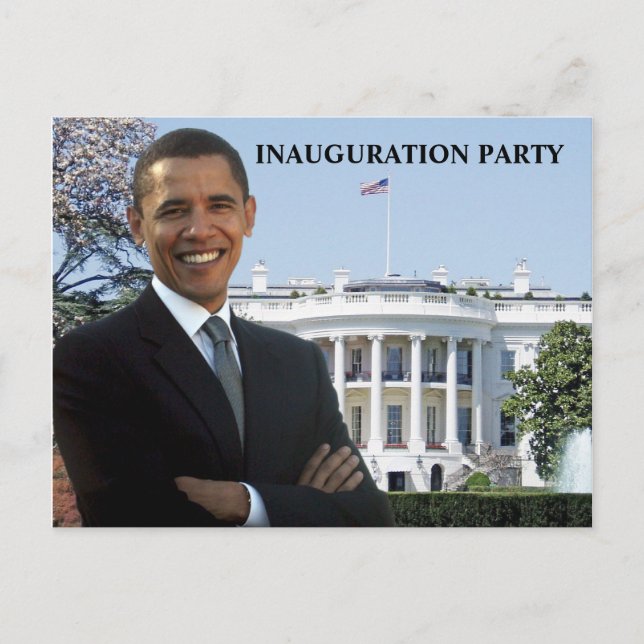 Obama Inauguration Party Invitation (Front)