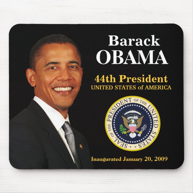 Obama Inauguration Souvenir Mousepad (Front)