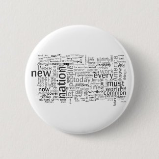 Obama Inauguration Speech Button