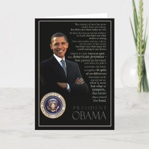 Obama inspiration card