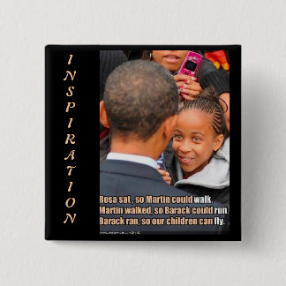 OBAMA Inspirational 2 Inch Square Button