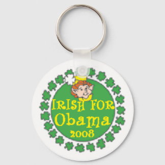 Obama Irish St. Patrick's Day Keychain