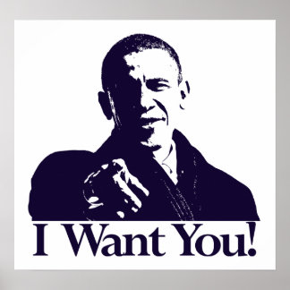 Obama Je Vous Veux ! Affiche