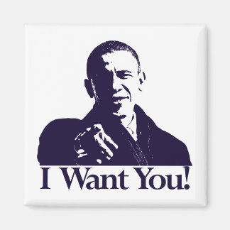 Obama Je Vous Veux ! Magnet