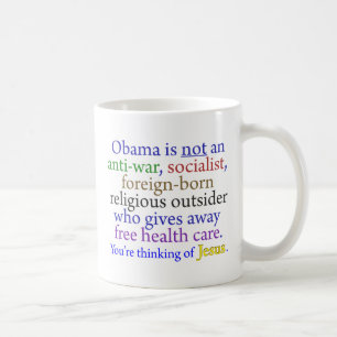 Obama & Jesus Coffee Mug