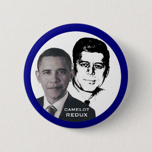 Obama & JFK 2 Inch Round Button