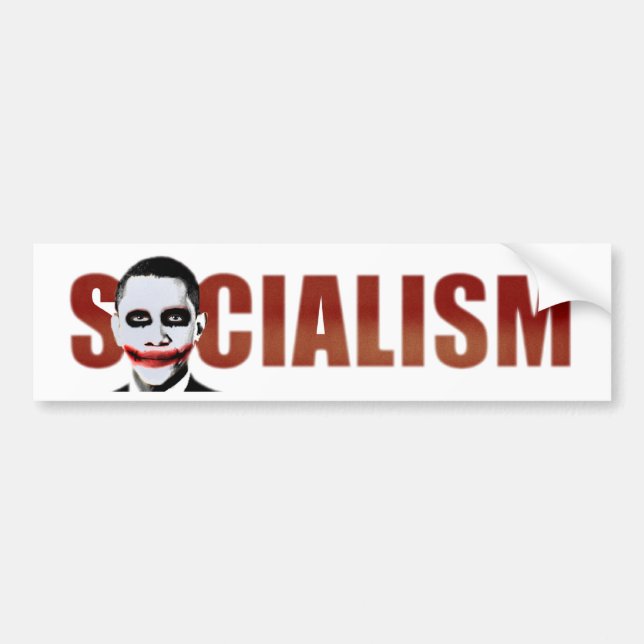 Obama Joker Bumper Sticker (Front)