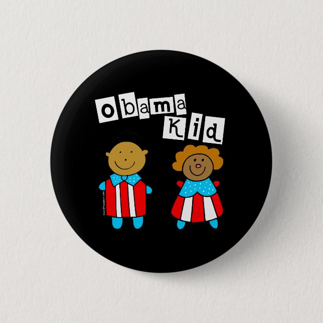Obama Kid 2 Inch Round Button (Front)