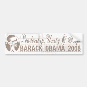 Obama Leadership Bumper Sticker