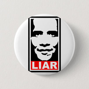 Obama: Liar 2 Inch Round Button