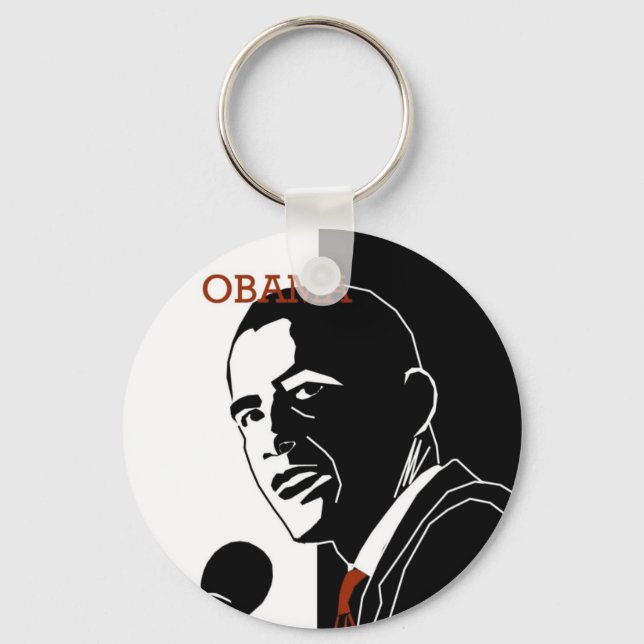 Obama Line by Norjay - 09 Keychain (Front)