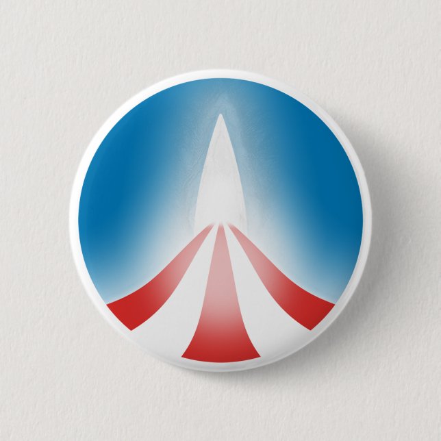 Obama Logo 2 Inch Round Button (Front)