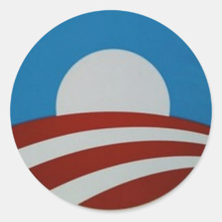 Obama-logo Classic Round Sticker