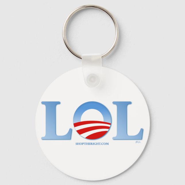 Obama LOL Keychain (Front)