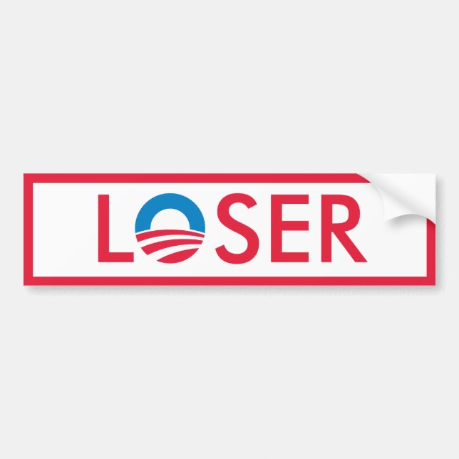 Obama LOSER Bumper Sticker (Front)