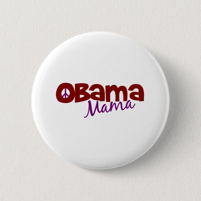 Obama Mama 2 Inch Round Button (Front)
