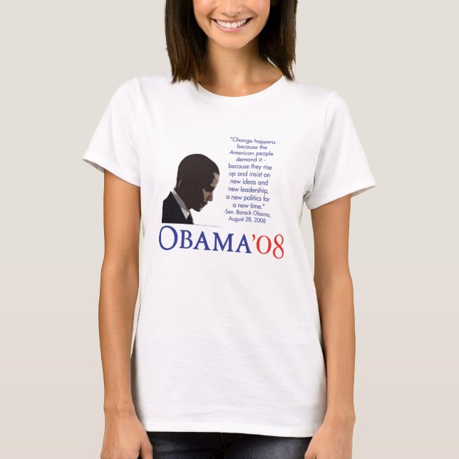 Obama Marathon Shirt - Women (Front)