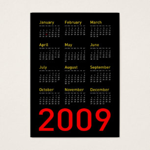 Obama Memorabilia - 2009 Pocket Calendar
