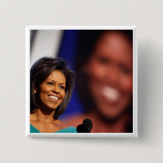 Obama-Michelle 2 Inch Square Button