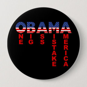 Obama Mistake 1 4 Inch Round Button