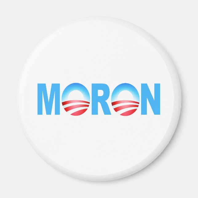 OBAMA MORON MAGNET (Front)