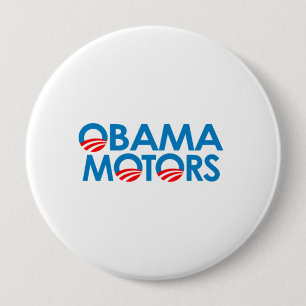 Obama Motors 4 Inch Round Button