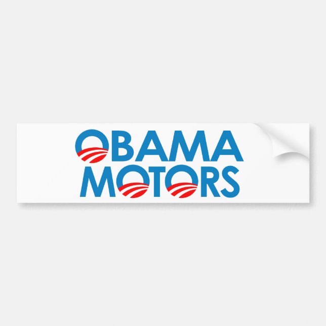 Obama Motors Bumper Sticker (Front)