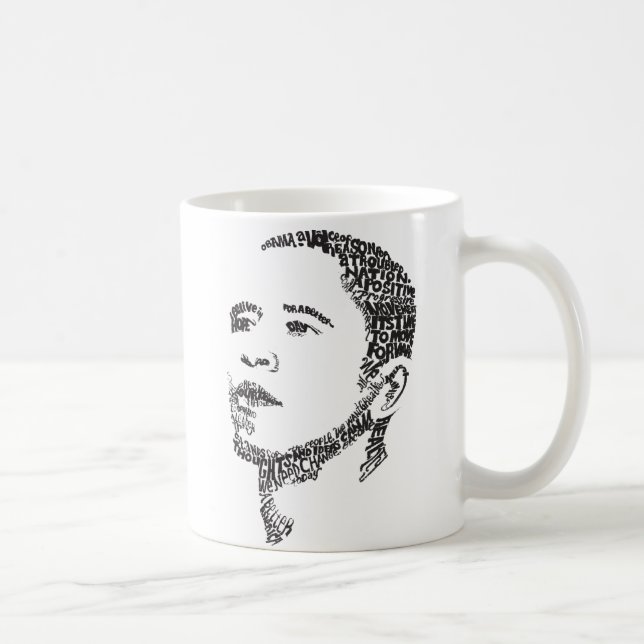 Obama : Mots de tasse d'espoir (Droite)