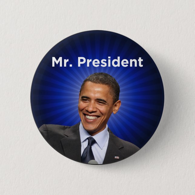 Obama: Mr. President Button (Front)