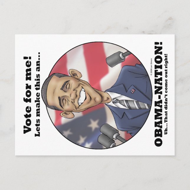 Obama-Nation Postcard (Front)