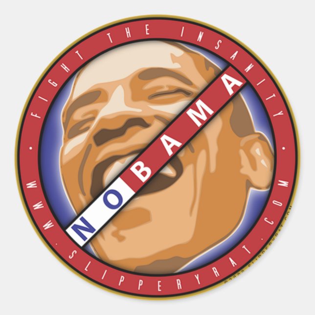 Obama “Nobama” Sticker (Front)