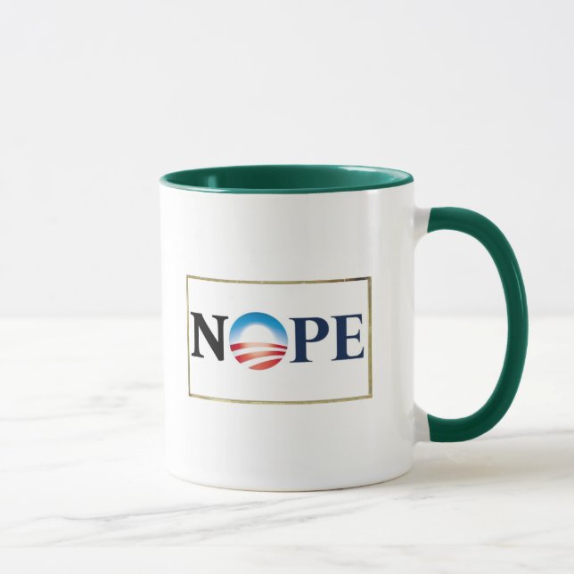 Obama NOPE Mug (Right)