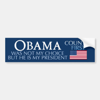 Obama - Not My Choice-My President Bumper Sticker